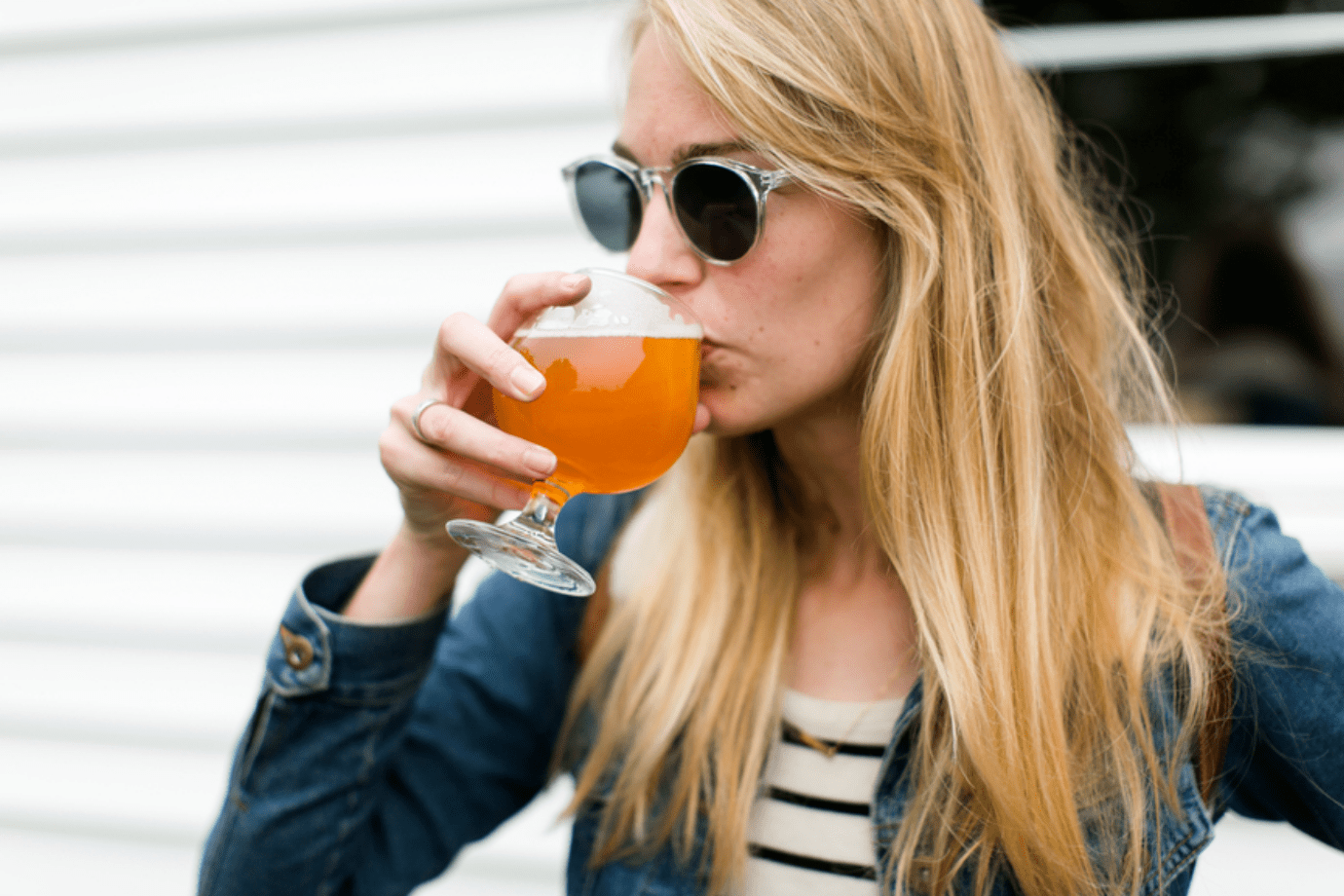 woman drinking beer Residences